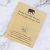 Summer Cute Elephant Designer Handmade Bracelets for Women Kids Silver Jewelry Thailand Style Yoga Peaceful Jewelry Beach Kids Anklet