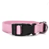 Dog Collar 6 Colors Nylon Dog Collars With Quick Snap Buckle Adjustable Neck Strap Dog Cat Pet Collar