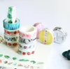 New 7m*15mm DIY Vintage Decorative Adhesive Tape Flower Masking Washi Tape For Home Decoration Diary SN2488