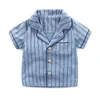 Kinder Kleidung Sets Sommer Baby Jungen Kleidung 2019 Nachtwäsche Pyjamas StripeTop + Hosen Set 2Pcs Kinder Kleidung Anzüge