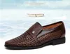 Hot Sale-Latest Groom dress PU leather shoes for men's Hole hole leather sandals white black brown