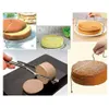 Bakverktyg för kakor Rostfritt stål Justerbara 2-trådiga Dual-Layers Cake Cutter Slicer Cake Decorating Tool Kökstillbehör