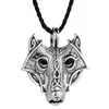 QIAMNI Punk hommes Antique slave Perun hache amulette Collier pendentif Kolovrat symbole païen nordique Viking Talismans bijoux Collier