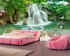 3d Modern Wallpaper Beautiful Landscape Waterfall 3D TV Background Wall Home Decor Living Room Bedroom Wallcovering HD Wallpaper