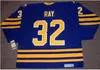 Custom Men Youth Women Vintage # 32 Rob Ray 1992 CCM Hockey Jersey Storlek S-5XL Anpassat något namn eller nummer