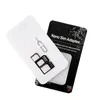 محول بطاقة Micro Nano Micro 4 في 1 مع حزمة Eject Pin Key للبيع بالتجزئة لـ iPhone X 7 8 plus Samsung S10