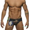 Wholesale-New Swimwear Push Up Pad Men Sexy Mens Swim Briefs Low Waist Swimming Trunks Swimsuit Gay Mens Swimwear Swim Shorts