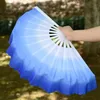 5 Colors Chinese Silk Hand Fan Belly Dancing Short Fans Stage Performance Fans Props for Party LX7026