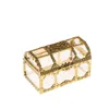 Treasure Chest Candy Box Wedding Favor Mini Gift Boxes Food Grade Plastic Transparent Jewelry Stoage Case