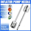 Boll Uppblåsningspump Nålfotboll / Rugby / Volleyboll / Netballventil Adapter Ny och varm försäljning 150pcs Gratis frakt