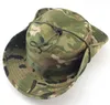 Partihandel 300 st/parti 35 färger utomhus kamouflage fiske hink hatt solproof camo camping klättring hatt