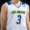 Wsk Custom Delaware Blue Hens Basketballtrikot NCAA College Nate Darling Ryan Allen Justyn Mutts Kevin Anderson Collin Goss Aleks Novakovich