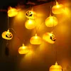 Хэллоуин тыквенный череп струны света светодиодные Halloween праздник Освещение рождественские вечеринки садовые украшения фонари