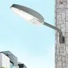 Sensore di luce 30W 2400LM 144 Lampione stradale a LED Lampione stradale da giardino Lampada di sicurezza da parete impermeabile per esterni AC85-265V con braccio di montaggio