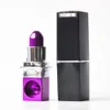 メタルリップスティックパイプ口紅パイプポータブルメタル喫煙パイプ女性のための魔法のノベルティギフト赤い紫色の煙アクセサリー