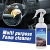 Espuma de limpeza Rinse grátis Spray Massa lubrificante Stains Remover All-Purpose bolha Household Para Car Home