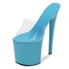 size 34 to 42 43 colorful ultra high heels paltfom shoes sexy nightclub party dance shoes 17cm 20cm tradingbear