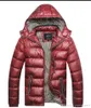 남자 후드 디자이너 다운 재킷 따뜻한 두꺼운 대형 대외 무역면 패딩 재킷 망 의류