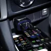 3 포트 LED USB C 자동차 충전기 빠른 충전 유형 C QC3.0 PD 7A iPhone 용 충전기 어댑터 11 12 13 14 소매 박스 패키지가있는 최대 Samsung