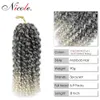 Nico Hair 8Inch 3PCSSet Marly Braid Syntetic Fläthår med ombre Purple Pink and Blonde Malibob Crochet Hair Extensions8923678