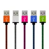 Type C Braided cables nylon fabric 1m 2m 3m micro V8 5pin usb data charger cable wire for samsung s4 s6 s7 edge s8 android phone letv lg g5