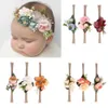 Europe Infant Baby Girls Floals Headband Kids Flower Crown Photography Props Hair Band Simulation Floals Hair Band Hair Accessory