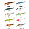 Tabres de pêche 10 Couleurs Lumino Hard Bait 10cm Plastique Faux Bait Simulation Bionic Bait Factory Direct S1468564