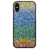 Блеск Bling Дело Rhinestone для iPhone XR Luxury Алмазные женщин конструктора Защитнику телефона чехол для iPhone 11 Pro X Xs Max 6 7 8 Plus