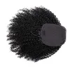 Remy Hair Afro Puff Drawstring Ponytail Extensions Stor Kinky Curly Drawstring Ponytailbullar Klipp i mänskliga hårförlängningar för kvinnor 120g