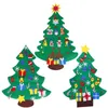 Christmas Tree Fashion DIY Felt with Decorations Door Wall Hanging Kids Educational Gift Xmas Tress about 77X100cm EEA4634355717