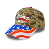 Donald Trump 2020 Boné de beisebol 11styles faz américa grande novamente chapéu Star Stripe EUA bandeira Camuflagem Cap de esportes LJJA2850