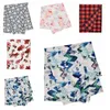 Nouveau-né Minky Couvertures Bébé Floral Plaid Poussette Couverture Super Doux Double Couche Wraps Pointillé Emmaillotage Photo Couette Bébé Douche Cadeau B6905