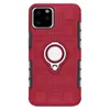 Samochodowy uchwyt do pierścienia palec Magnetyczny Full Chronić Case Telefon Anti-Fall Kickstand PC Twarda tylna pokrywa dla iPhone 11 Pro Max Samsung S10 J2