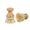 Bambusowa szczotka naczynia wielofunkcyjna gospodarstwa domowego narzędzia do czyszczenia kuchni miska szczotka garnka z bambusowym uchwytem Allpurpose Scrub zmywarka 6701344