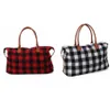 Women Lattice Travel Bag Men Women Retro Checkered Luggage Bags Portable Handbag Outdoor Bags Large Capacity RRA388