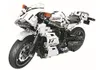 Technic Series White Racing Moto Building Blocks DIY Bricks Toys 716pcs