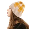 CRUOXIBB Trendige klobige Stretch-Beanie, Weihnachtsmütze, Zopfmuster, Totenkopfmütze, stilvolle Slouchy-Skimütze für Männer und Frauen