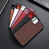 Slim Litchi Leather Soft Back Case för iPhone 11 Pro Max XS Max XR x 8 7 6 6s plus