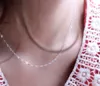 Vente en gros - Modèles féminins Collier en argent sterling 925 avec chaîne Shuibo WL891