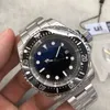 2019 U1factory D-Blue Deep Ceramic Bezel SEA Date Sapphire Cystal Stainless Steel With Glide Lock Clasp Automatic Mechanical Dwell265o
