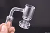 Högkvalitativ Quartz TERP Vakuum Banger Nail Domeless Slurper Up Oljestik Kvarts Bubbler 14mm 18mm för rökning Vattenrör Glas Bong