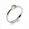 Simple Ring Jewelry Findings Sterling Silver 925 Stamped for DIY Making Pearl Ring Mount 5 Pieces8068967