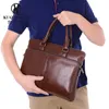 Beraghini affärsmän portfölj väska pu läder bärbar dator handväska casual man axelväskor manlig kommersiell portfölj