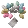 Easter Lights String 32m LED Cracked Egg Light Battery Powered Colorful Egg Fairy Lamp Home Decor9678425