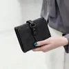 Kvinnors plånbok godisfärg bifold mini vintage korthållare kompakt plånböcker för kvinnor245v