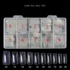 500pcs naturais transparentes franceses falsos unhas acrílicas gel manicure artificial dicas de arte de unhas artificiais Extensão de dedo Box11160529