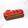 Spoon Silicone Pipe Hot Dog 3.8 inch Smoking Pipes Handmade Oil Burner Tobacco Style CheapTool 638