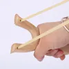 Materiale in legno Imbracature da caccia Corda di gomma Divertimento tradizionale per bambini all'aperto Sling Ss Interessanti oggetti di scena da caccia Giocattoli da tiro Y8101500