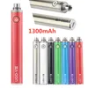 MOQ 1Pcs Authentic 1300 mAh UGO-V3 III Batterie eGo eVod Vape Pen con caricabatterie Micro USB Pass-through ECigs Bottom Charge 510 Mods