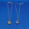 Metalen schaal ketting zilver gouden schaal kettingen hangers dames ketting sumer strand mode sieraden 380164